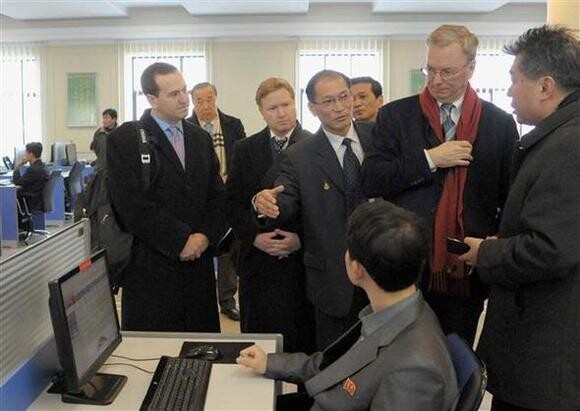  the group spoke with North Korean students about their use of the internet. (Kyodo/Yonhap News)