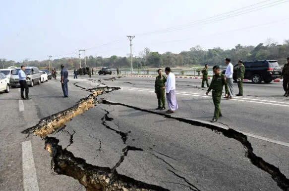ミャンマー軍事政権、地震の救済中であっても…7人の死者