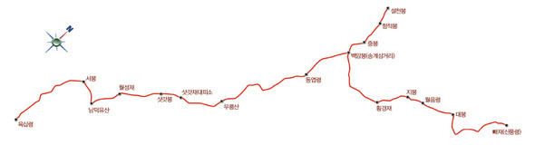 신백두대간기행 ⑥ 육십령~빼재 (※ 이미지를 클릭하면 크게 볼 수 있습니다)