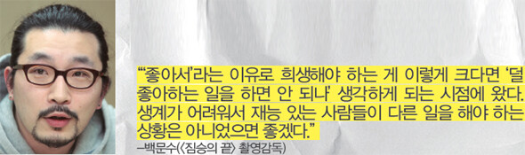 백문수( 촬영감독). 한겨레21 윤운식