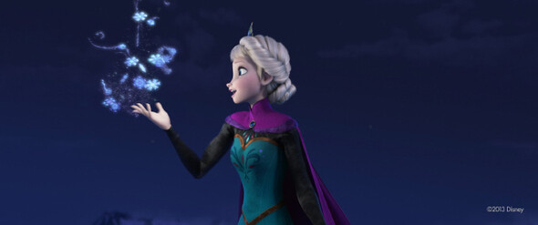 "FROZEN" (Pictured) ELSA. 짤2013 Disney. All Rights Reserved.