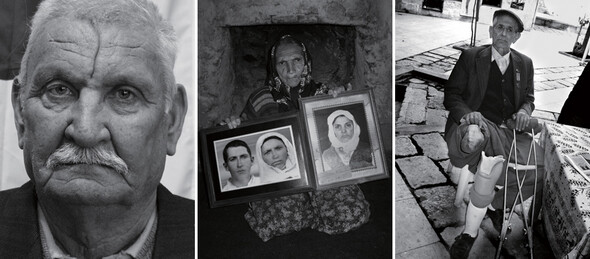 한국전쟁에 참전했던 터키 참전용사와 유가족들. 이병용 사진작가는 이국따에서 60년 전 전쟁의 상흔을 카메라에 담고 있다. 사진 이병용 제공