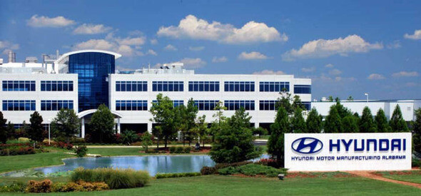 The Hyundai Motor factory in Alabama