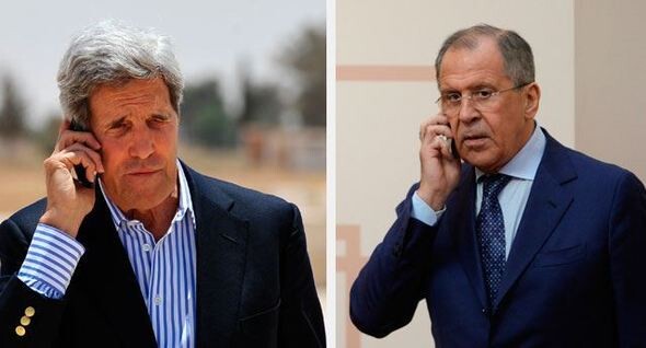 US Secretary of State John Kerry and Russian Foreign Minister Sergey Lavrov
