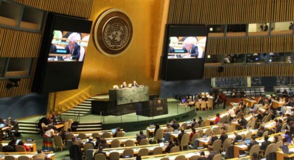 United Nations General Assembly in New York (Hankyoreh file photo)