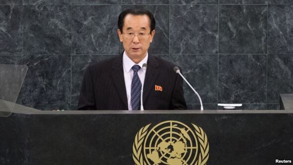  North Korean Vice Minister of Foreign Affairs  in the UN General Assembly