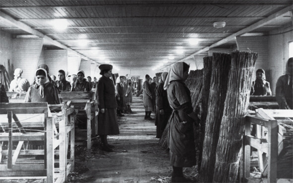 나치 친위대에 의해 강제 성노동에 동원된 여성 포로들이 수용됐던 라벤스브뤼크 강제수용소의 내부 모습. 동북아역사재단 제공