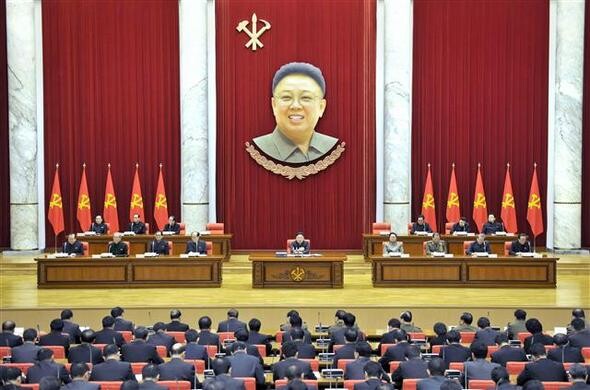  Dec. 8. The ouster of WPK administrative department head Jang Song-thaek was confirmed at the meeting. (Korean Central News Agency/Yonhap News)