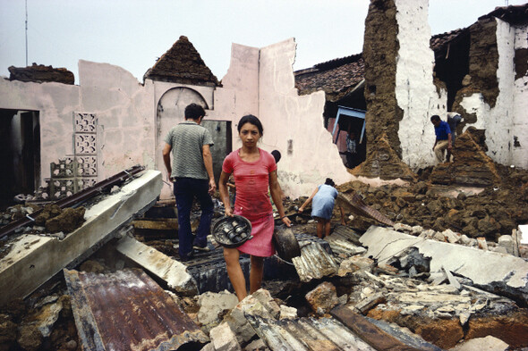 니카라과에서 찍은 작품 ‘집으로 돌아오다’. 수전 마이젤라스
