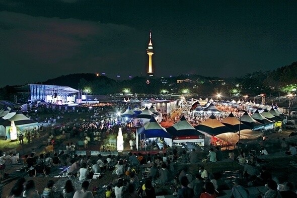 The chicken and beer festival in Daegu