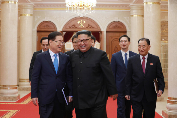 The South Korean special delegation to Pyongyang