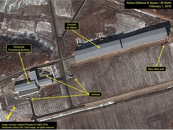 North Korea’s Sohae launch site in Dongchang Village