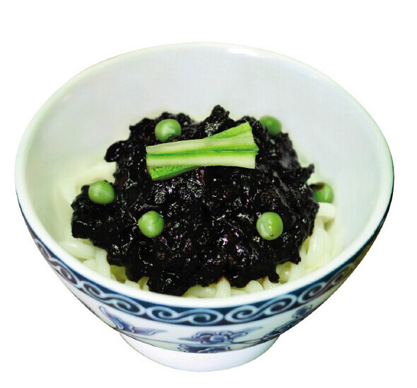 Jajangmyeon, a Chinese-style noodle dish popular among Koreans