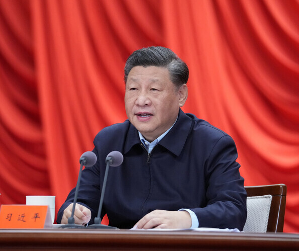 This undated photo shows Chinese leader Xi Jinping (Xinhua/Yonhap News)