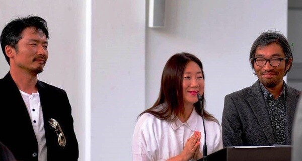 Artist Kim Seung-hee and curator Kim Keum-hwa at the opening ceremony for the Third Nature project in Berlin’s Kulturforum and Matthaeuskirche on May 23. (Han Joo-yeon