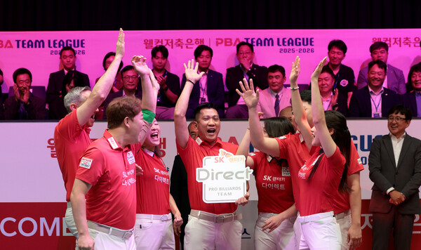 Last season, champions SK Rent -a -car players are resolving at the opening ceremony of the team on the 22nd. PBA provided