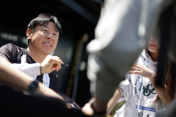 Former Indonesian soccer team manager Shin Tae -yong. Korea Professional Football Federation provided