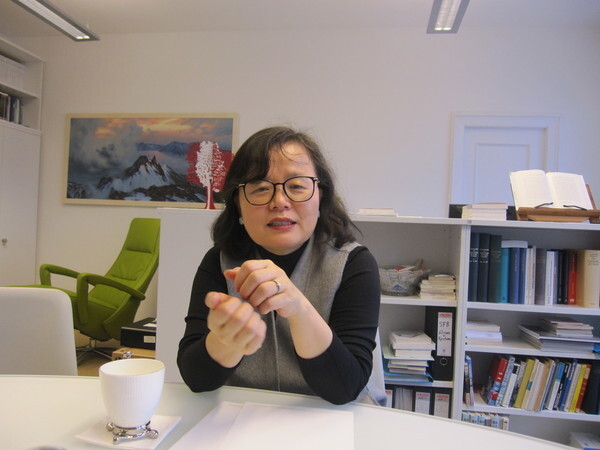 Lee Eun-jeong, professor of Korean studies at the Free University of Berlin. (photo by Han Ju-yeon)