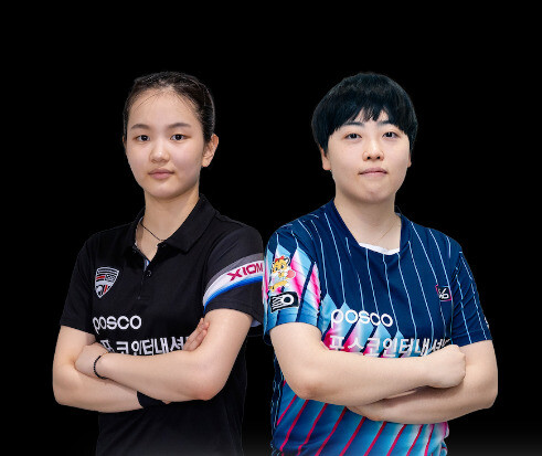 Kim Na -young (left) and Yuhanna. WTT Nuri House