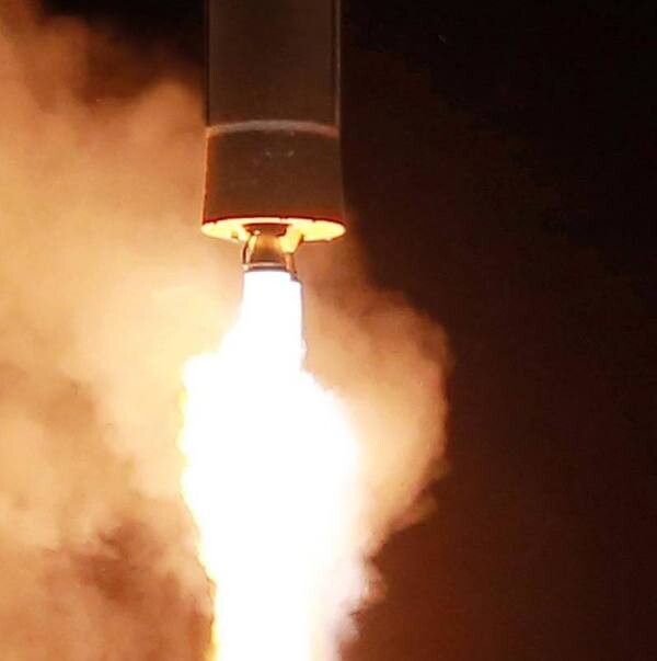 Two engines are combined to make a one stage rocket in the Hwasong-15 ICBM