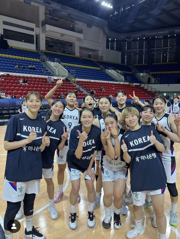 Korea Women's Basketball Team. Korean Basketball Association Social Network Service