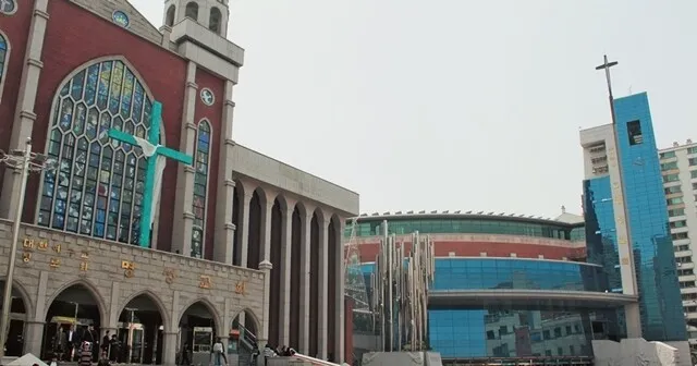 The Myungsung Church in the Myeongil neighborhood of Seoul