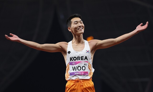 우상혁, 실내높이뛰기 연속 우승 도전…역대 세번째 기록