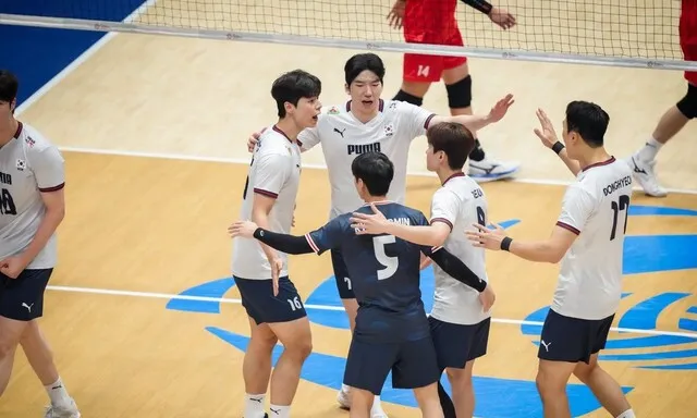 허수봉·임동혁 폭발…남자배구, 아시아선수권 첫 경기 대만에 3-1 승리