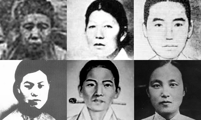 문재인 대통령이 3·1절 기념사에서 언급한 여성 독립운동가들. 왼쪽 위부터 시계방향으로 곽낙원 여사