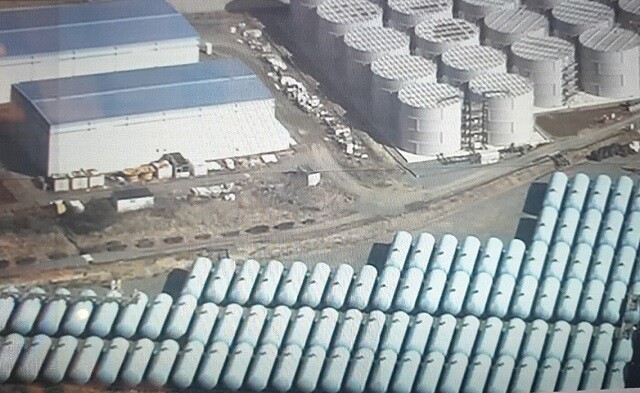 The storage tanks for contaminated water from the 2011 Fukushima nuclear reactor meltdown