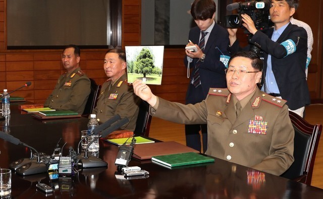 During general-level inter-Korean military talks in Panmunjeom on June 14