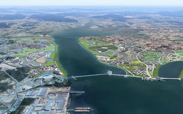 전남 해남·영암 기업도시 솔라시도 조감도. 해남군 제공