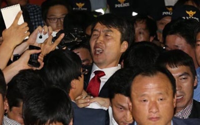 2013년 9월5일 이석기 전 통합진보당 의원이 구속되고 있다. 한겨레 이종근 기자