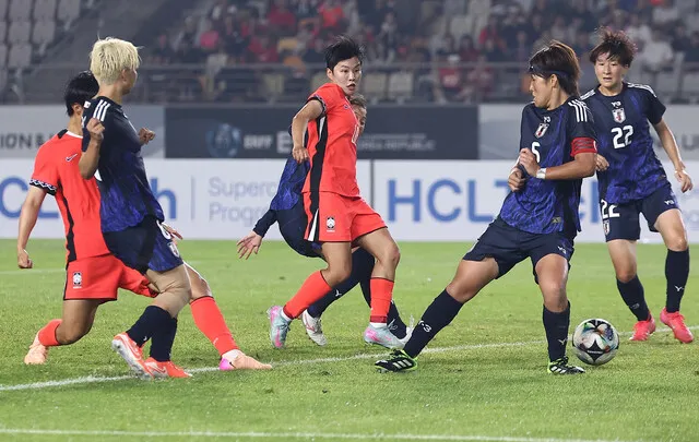 韓国の女子サッカー19 -YEAR -ELD JUNG DA -BIN DRAMATIC TIE 1-1日本との引き分け