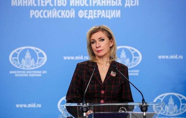 Russian Foreign Ministry spokesperson Maria Zakharova. (TASS/Yonhap)