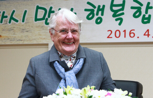 Sister Marianne on a return visit to South Korea