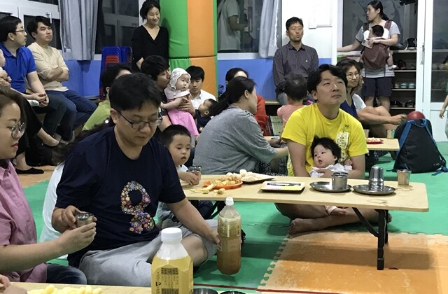 도담이와 함께 육아사랑방 ‘아빠 육아’ 수업을 들었다. 김성훈