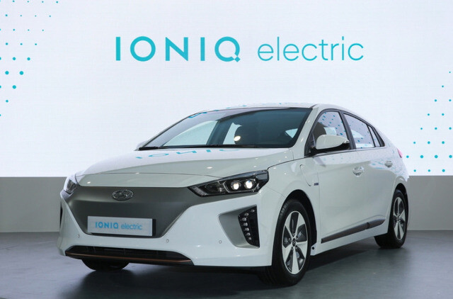 A Hyundai Ioniq Electric vehicle. (provided by Hyundai Motors)