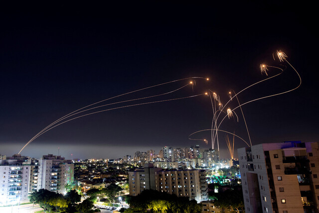 최근의 이·팔 사태는 갑작스러운 상황이 아니다. 2023년 5월11일에도 가자지구에서 발사한 로켓을 이스라엘군이 아슈켈론 상공에서 요격한 바 있다. REUTERS