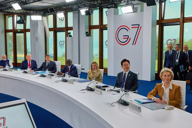 이 대통령 “AI 발전 결과물 공유”…G7서 개발원조 새 방향 제시