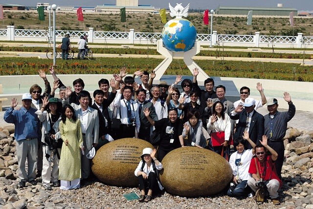 2003년 1월21일 베트남 푸옌성 동호아현(옛 뚜이호아현) 한·베평화공원 준공식 모습. 한겨레