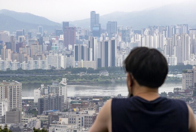 4일 오후 남산에서 바라본 서울 시내 모습. 연합뉴스