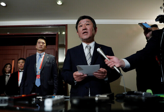 Japanese Foreign Minister Toshimitsu Motegi (Reuters/Yonhap News)