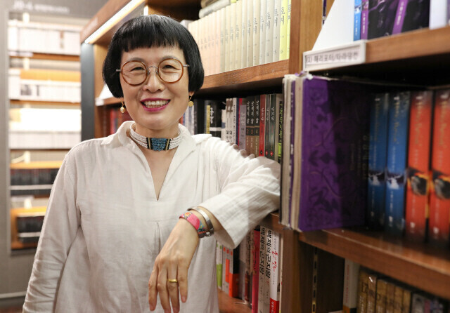 Poet Kim Hye-soon’s (pictured) “Phantom Pain Wings” (trans. Don Mee Choi) became not only the first work of Korean poetry, but the first book of poetry in translation to win the National Book Critics Circle Award for poetry. 