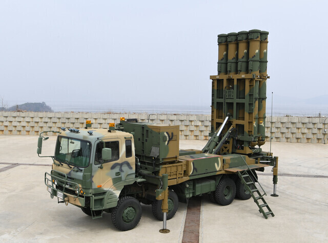The Cheongung KM-SAM, an anti-air missile system operated by South Korea’s Air Force. (courtesy of the ROK Air Force)