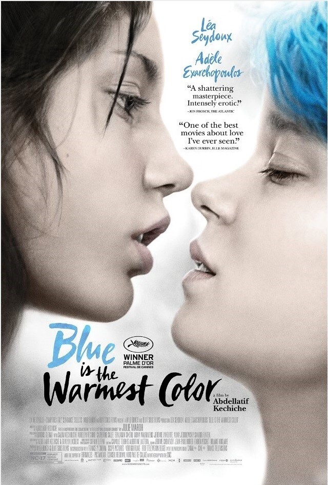 영화 <가장 따뜻한 색, 블루> 포스터. 판시네마 제공
