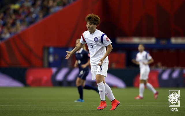 36살 여자축구 골잡이 박은선 대표팀 합류 “몸 가벼워졌다”