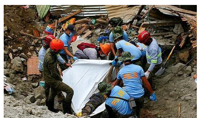 필리핀 산사태로 27명 숨지고 89명 실종