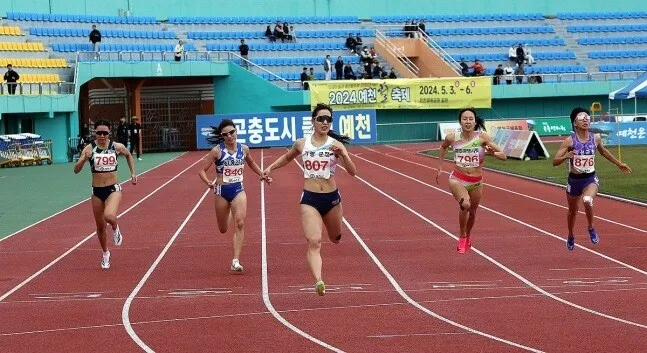 1천분의 1까지 같은 기록…육상 유정미·김소은 여자 1…