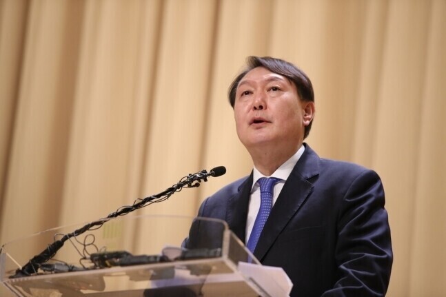 Prosecutor General Yoon Seok-youl. (Baek So-ah, staff photographer)